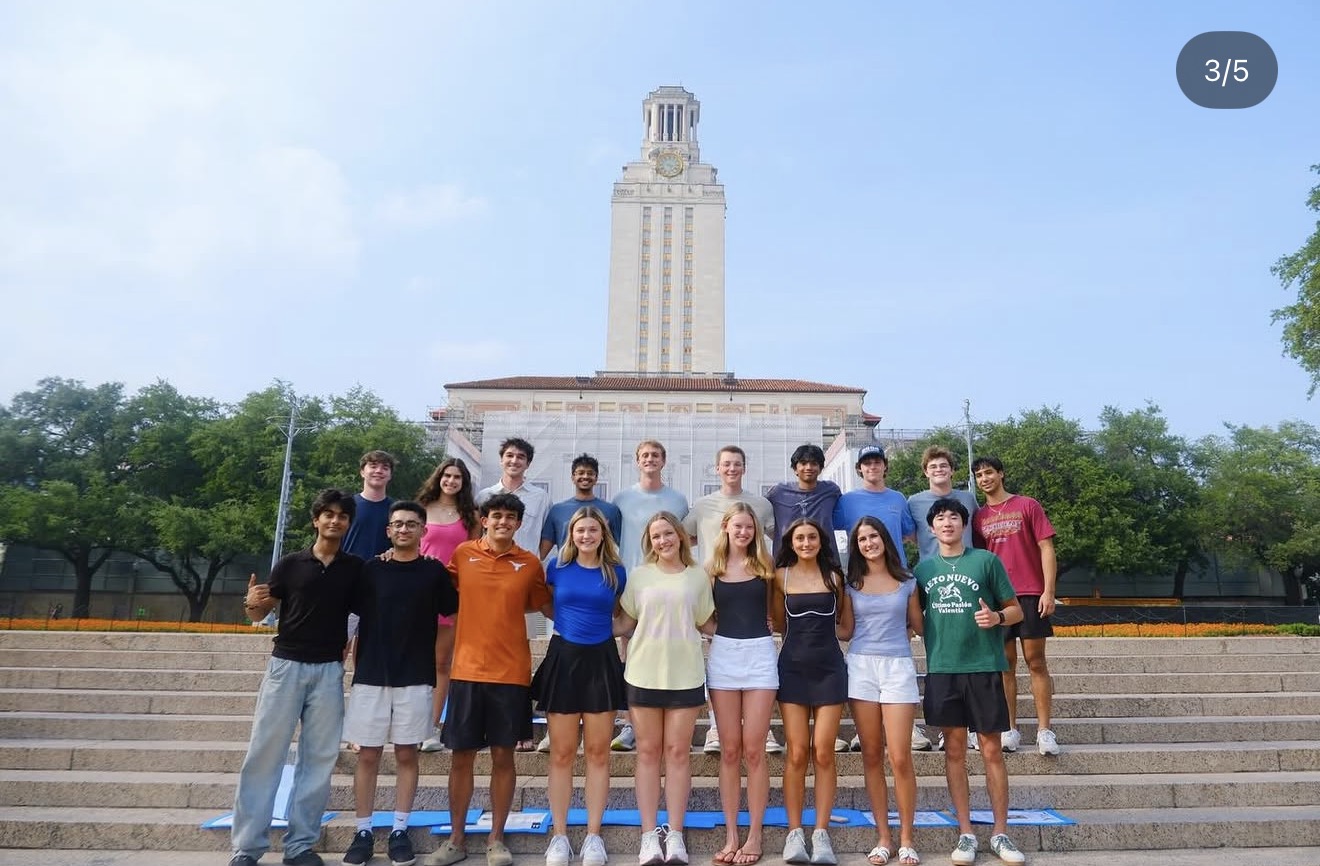 EiB members gathered together on campus
